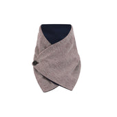 Herringbone Silk And Linen Neck Warmer