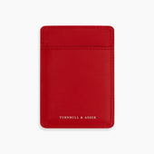 Red Two Slot Card Case