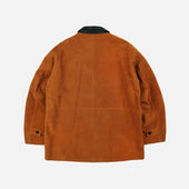 Suede French Car Coat