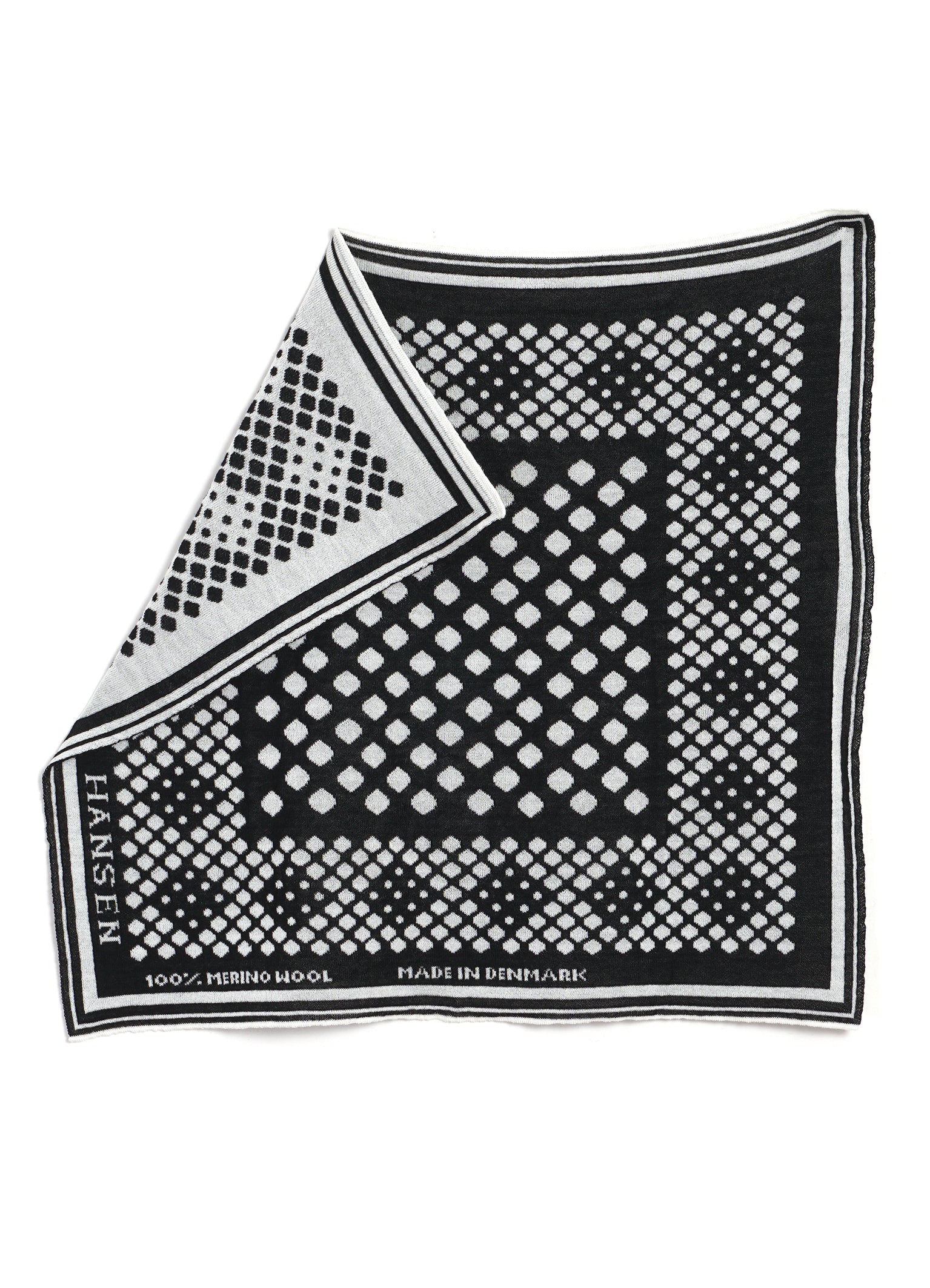Bandana One 30 01 1 Knitted Wool Bandana Off White