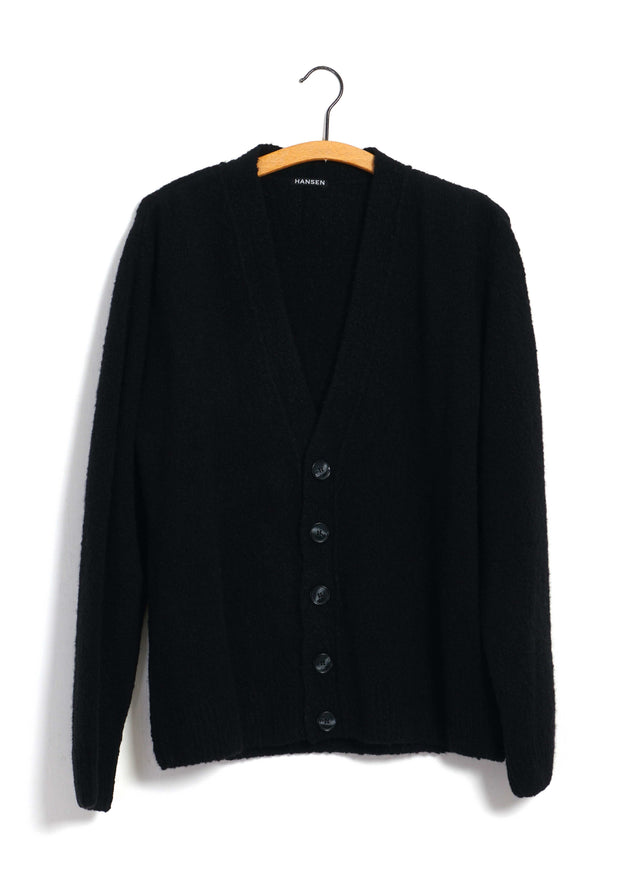 LEANDER 30-08-2 | Classic Cardigan | Black