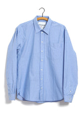 RAYMOND 30-19-3 | Loose Cut Shirt | Blue Stripes