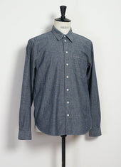 RAYMOND 30-21-4 | Loose Cut Shirt | Indigo Chambray