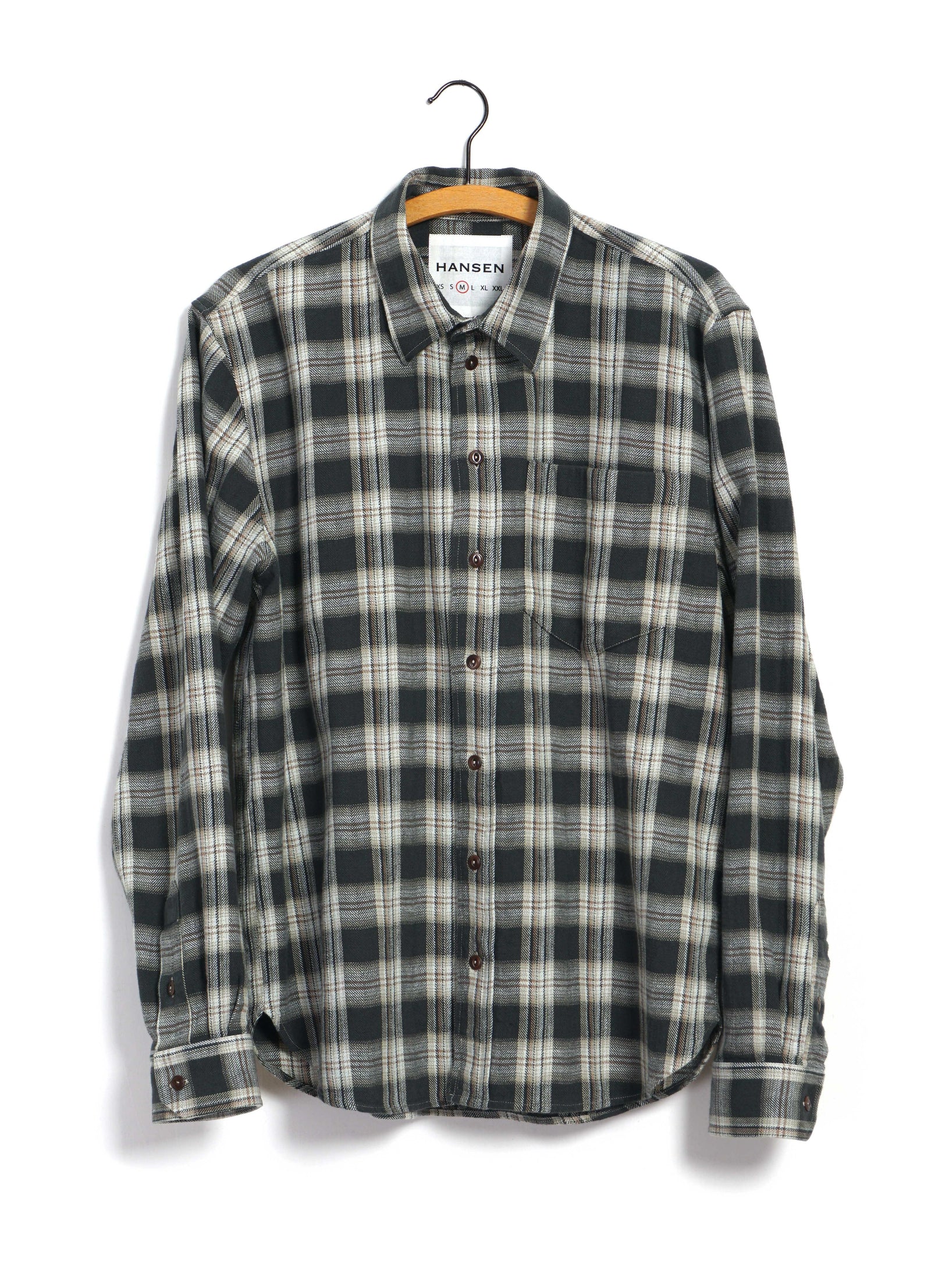 RAYMOND 30-22-2 | Loose Cut Shirt | Black Checks