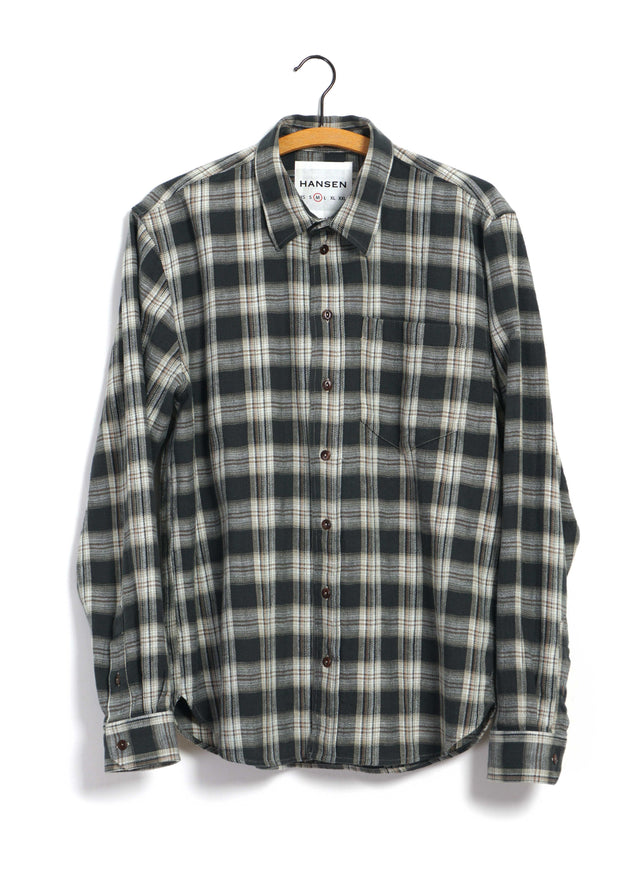 RAYMOND 30-22-2 | Loose Cut Shirt | Black Checks