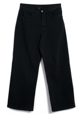 MILAN 30-26-2 | Straight Wide Workwear Trousers | Washed Black