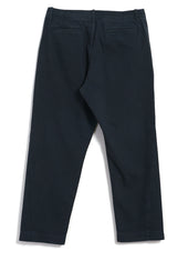 TRYGVE 30-26-3 | Cropped Workwear Trousers | Blue Whale