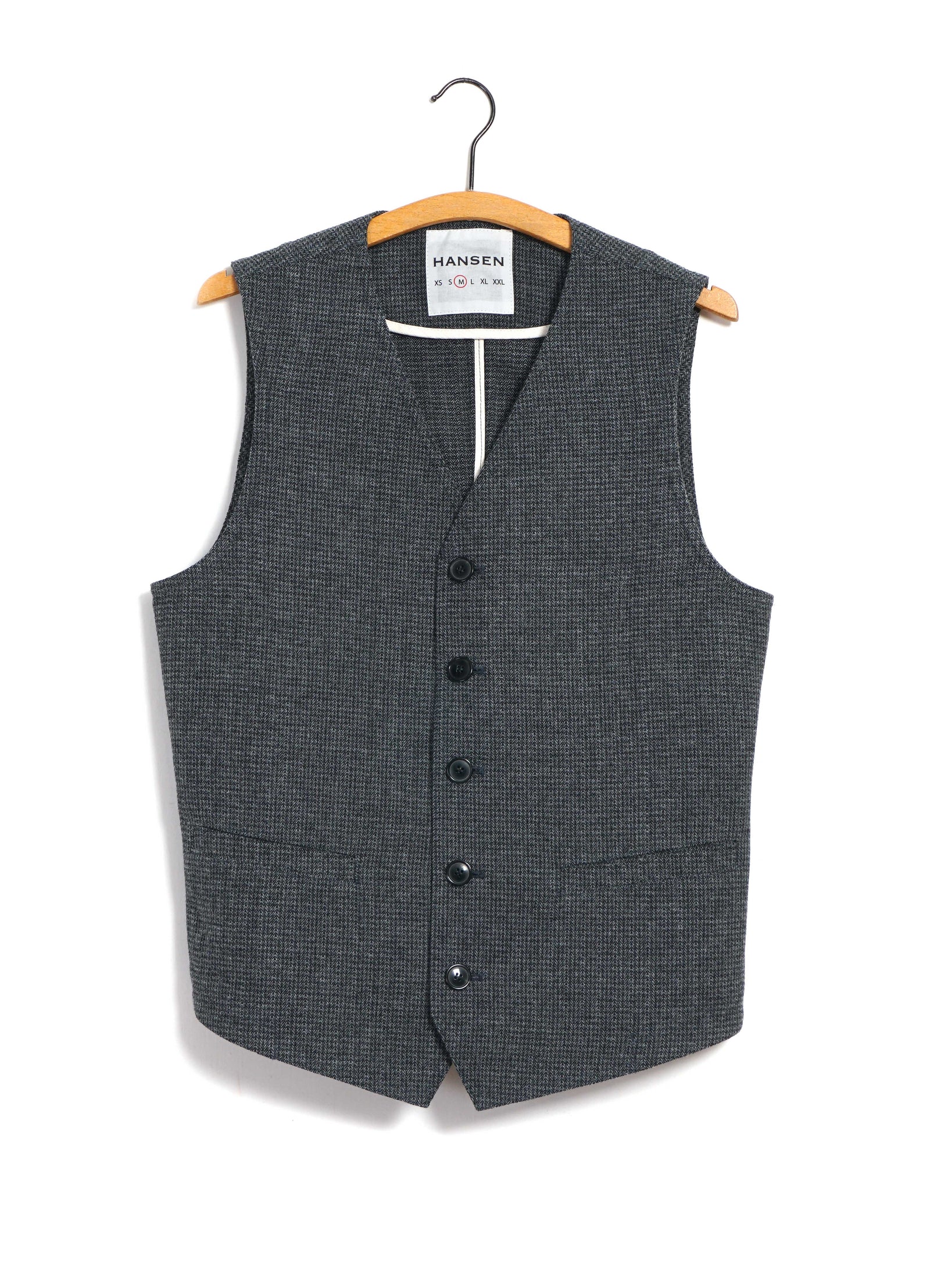KNUD 30-29-5 | Casual Waistcoat | Broken Grey