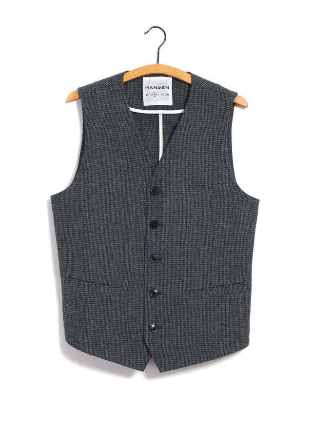 KNUD 30-29-5 | Casual Waistcoat | Broken Grey