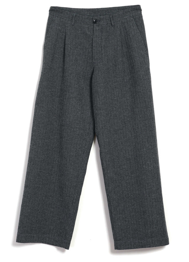MIKA 30-29-5 | Wide Straight Pleated Trousers | Broken Grey