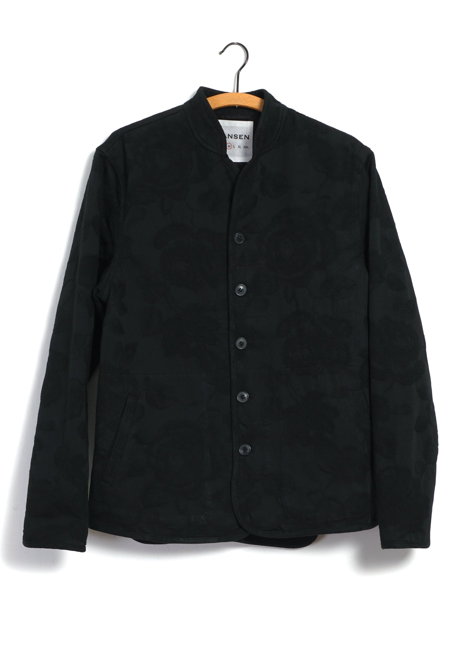 ERLING 30-30-2 | Refined Work Jacket | Black Flowers