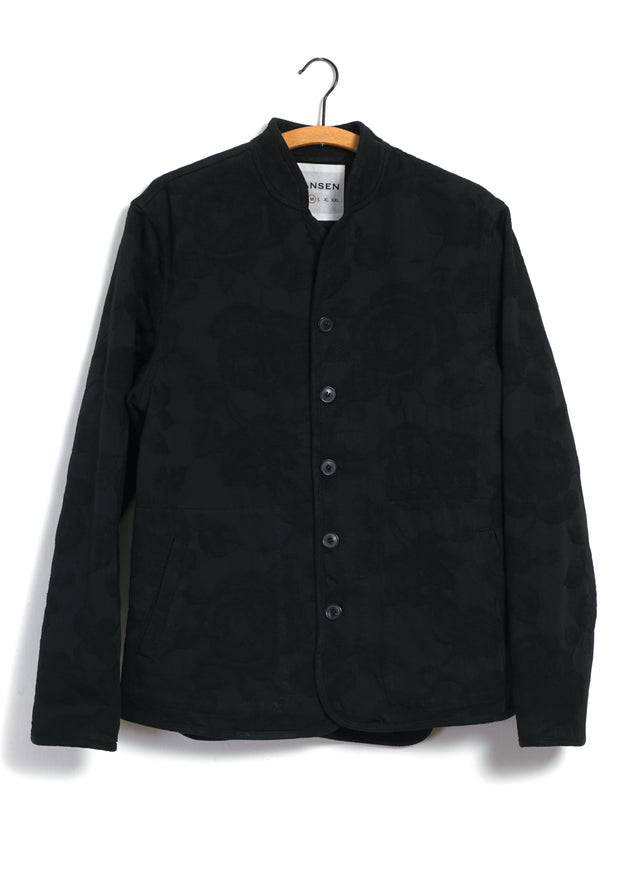 ERLING 30-30-2 | Refined Work Jacket | Black Flowers