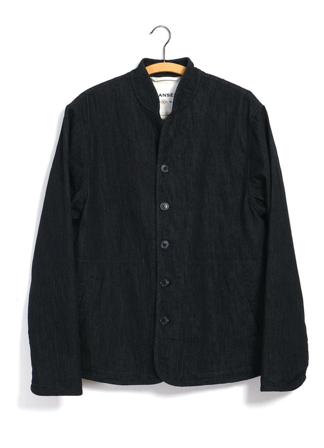 ERLING 30-31-2 | Refined Work Jacket | Black Slubdenim