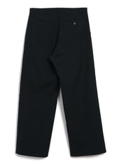 MIKA 30-33-2 | Wide Straight Pleated Trousers | Anthracite