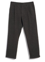 SUNE 30-44-9 | Classic Pleated Trousers | Brown Wool Pin