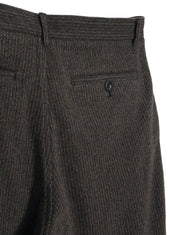 SUNE 30-44-9 | Classic Pleated Trousers | Brown Wool Pin