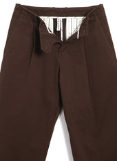 BOBBY 30-56-8 | Wide Pleated Everyday Trousers | Chestnut