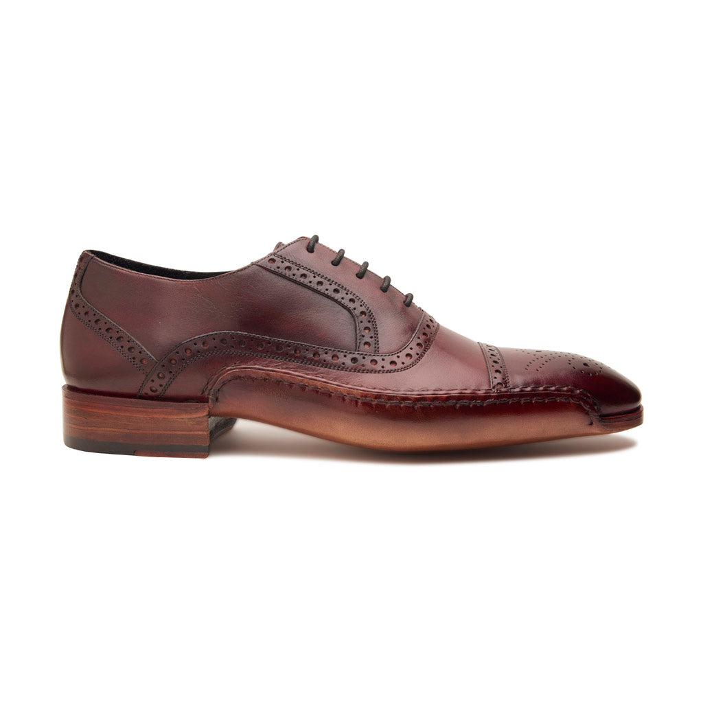 Zanobi Capatoe Oxford Bordeaux Patina Opanka Construction Contemporary Classics