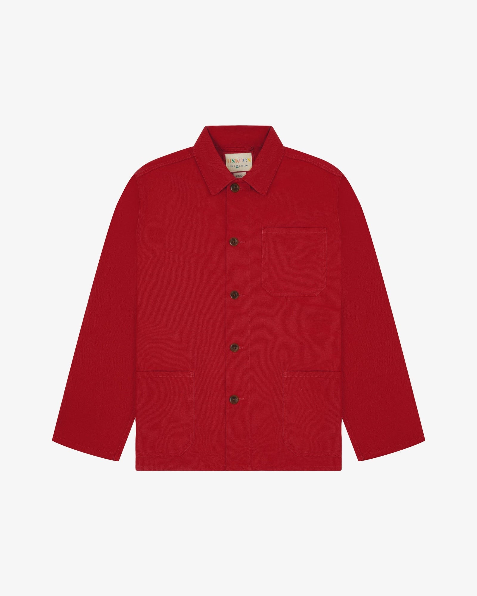 3001 Overshirt - berry red