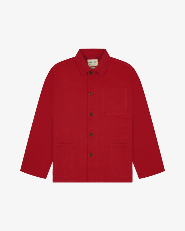3001 Overshirt - berry red