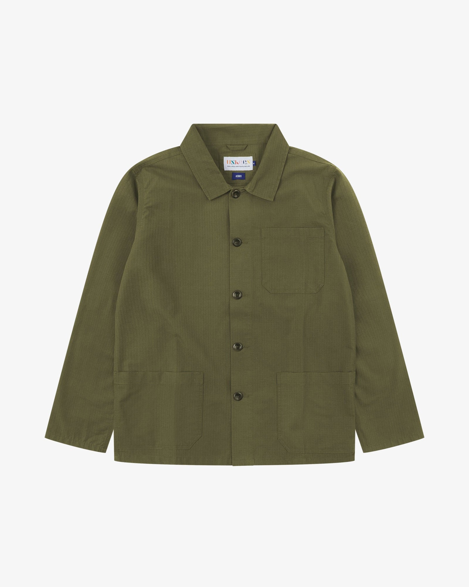 3001 Ripstop Overshirt - ivy green