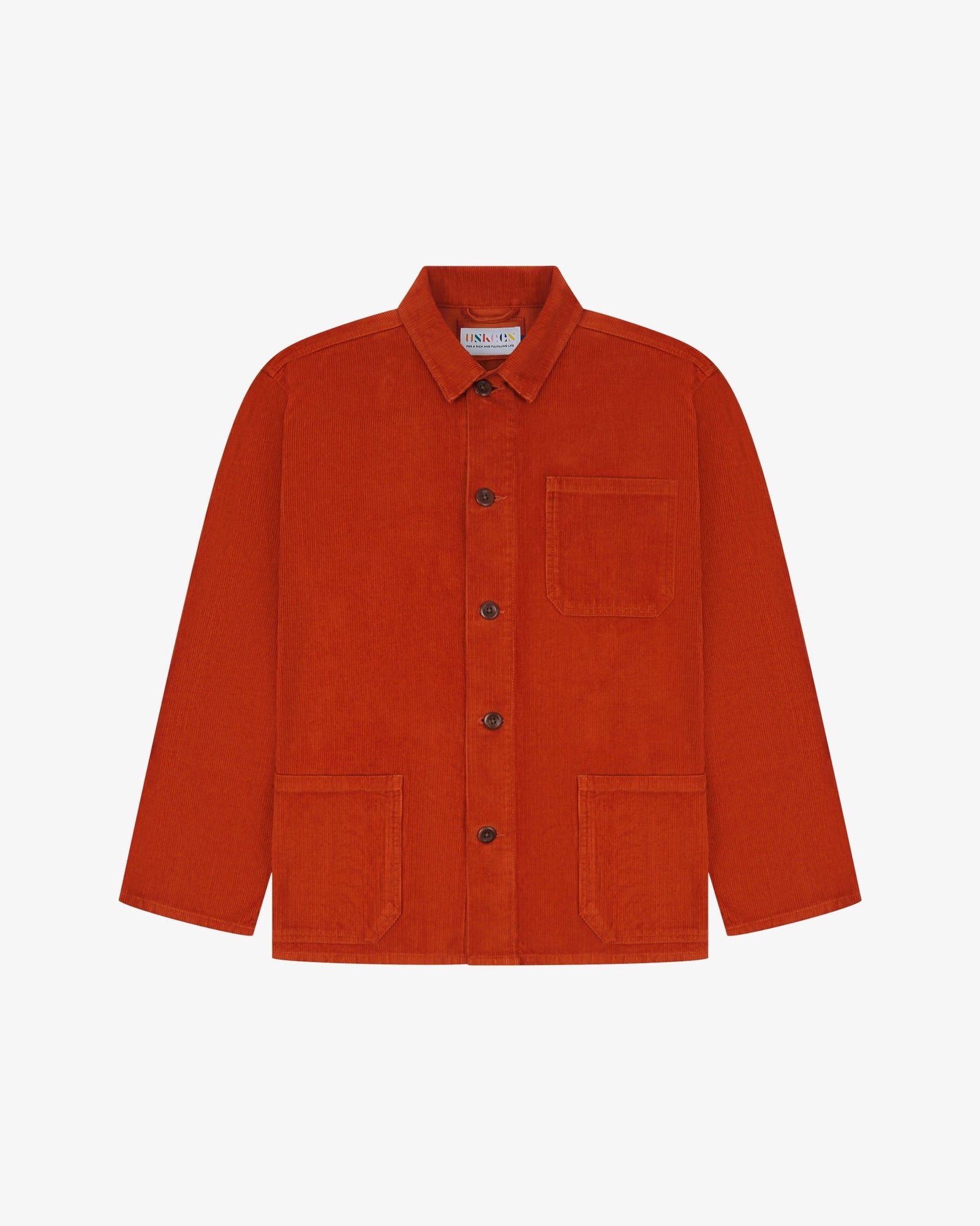 3001 Cord overshirt - rust