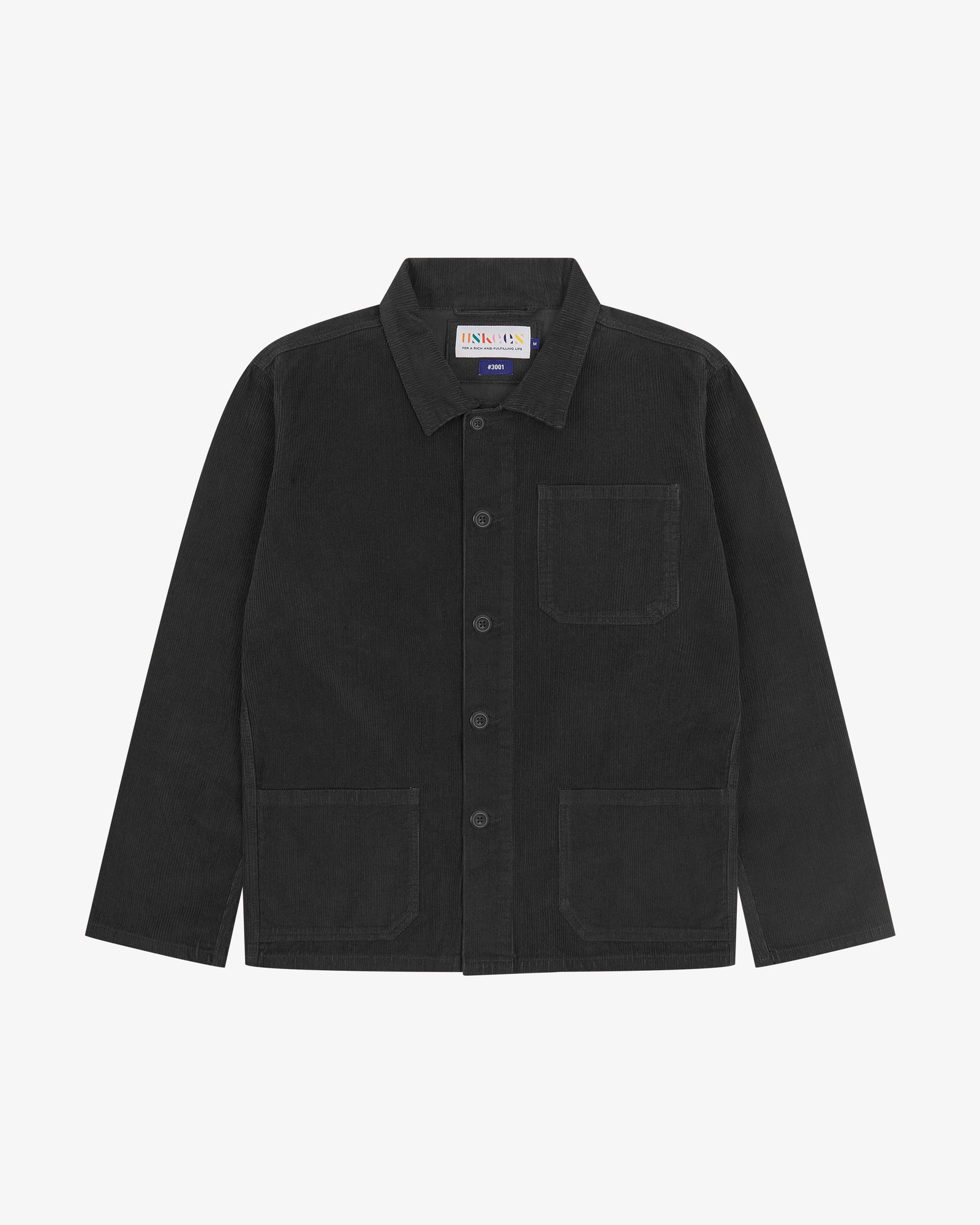 3001 Cord overshirt - charcoal