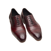 Zanobi Capatoe Oxford Bordeaux Patina Opanka Construction Contemporary Classics