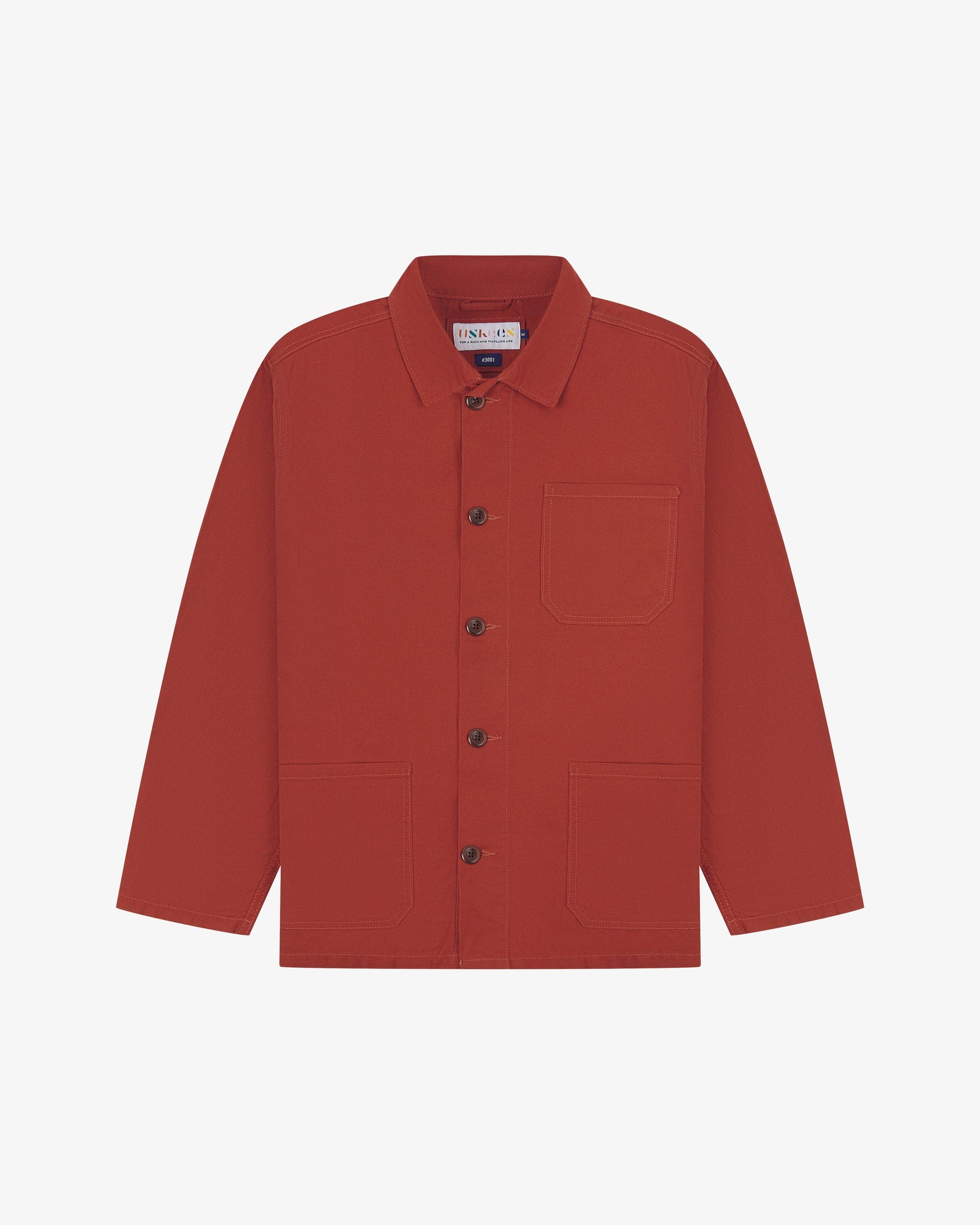 3001 overshirt - clay