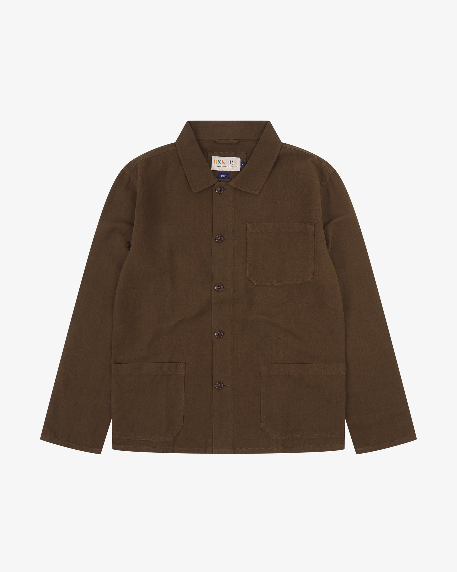 3001 Linen Blend Overshirt Loam