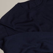 Lightweight Cashmere Crew Neck Sweater In Midnight