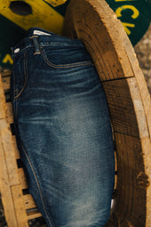 The Scissors Slim tapered - Jett 14oz Selvedge
