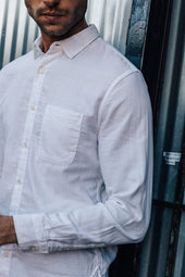 The Ripper Double Gauze Organic Cotton Shirt - White