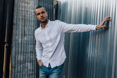 The Ripper Double Gauze Organic Cotton Shirt - White