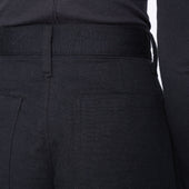 Wide Leg Trouser Rinsed Oxford