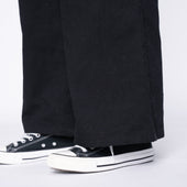 Wide Leg Trouser Rinsed Oxford