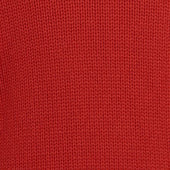 12ply Plain Knit Cashmere Sweater In Red