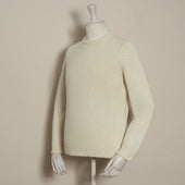 12ply Plain Knit Cashmere Sweater In