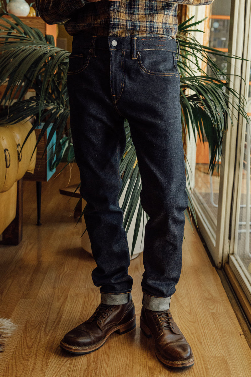 The Scissors Slim Tapered - Indigo Raw 14oz Selvedge - 38