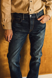 The Scissors Slim tapered - Jett 14oz Selvedge