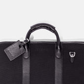 Garment Bag in Black Canvas