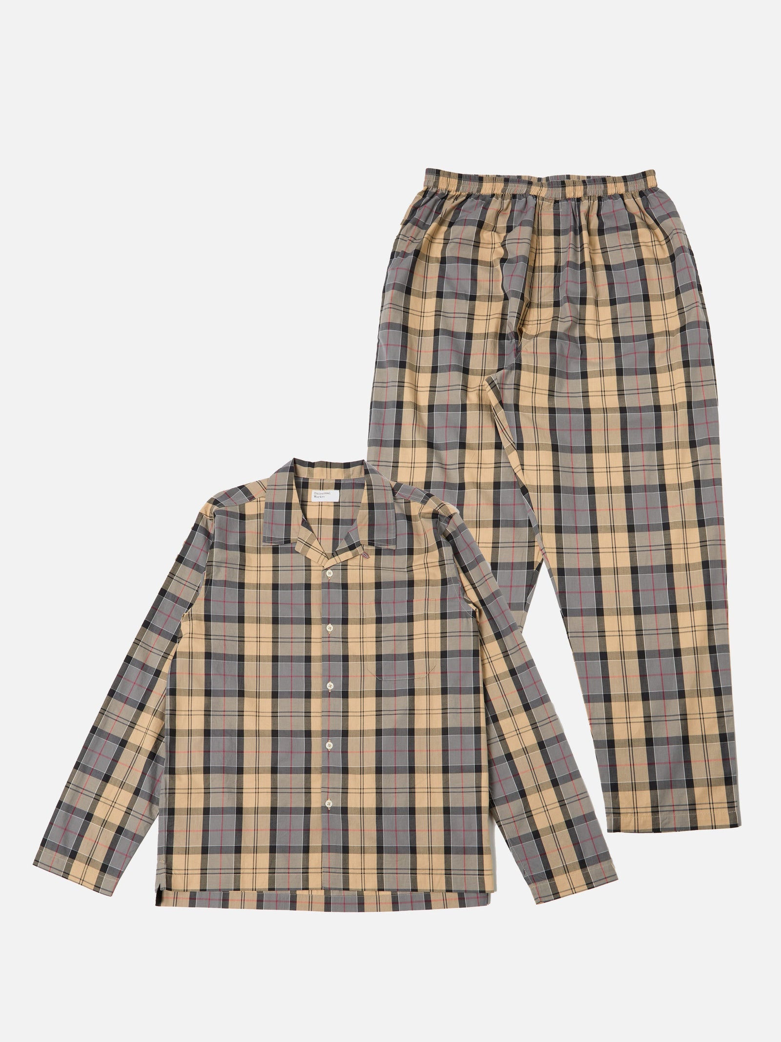 Tartan Check Long Pyjama Set