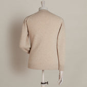 Shetland Sweater In Almond