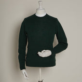 Shetland Sweater In Dark Green