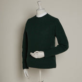 Shetland Sweater In Dark Green