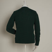 Shetland Sweater In Dark Green