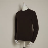 Shetland Sweater In Dark Brown