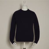 Shetland Sweater In Dark Navy
