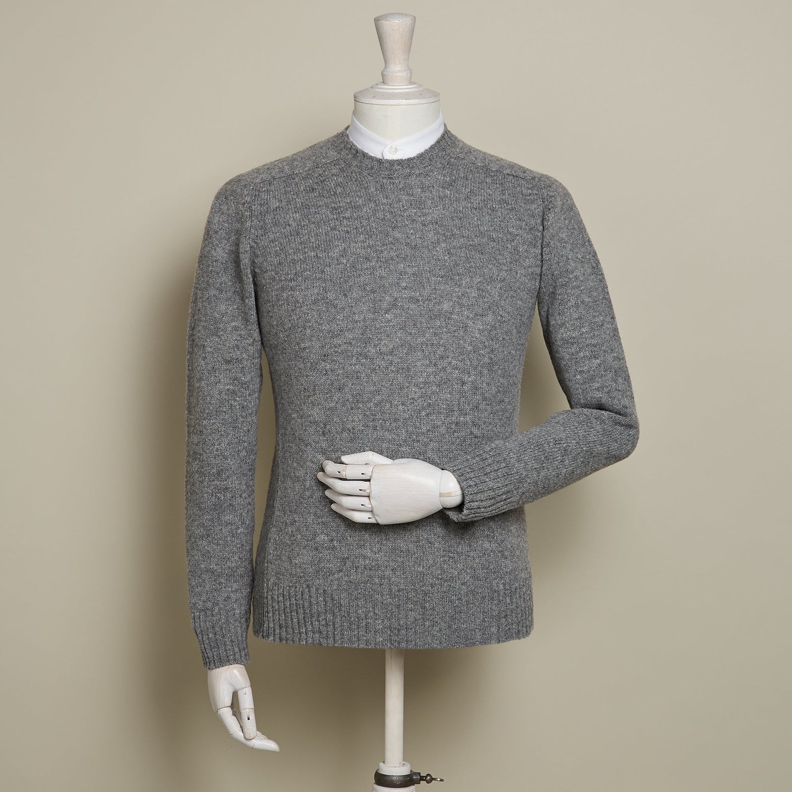 Shetland Sweater In Flannel