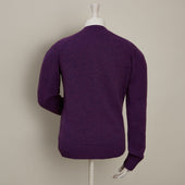 Shetland Sweater In Purple